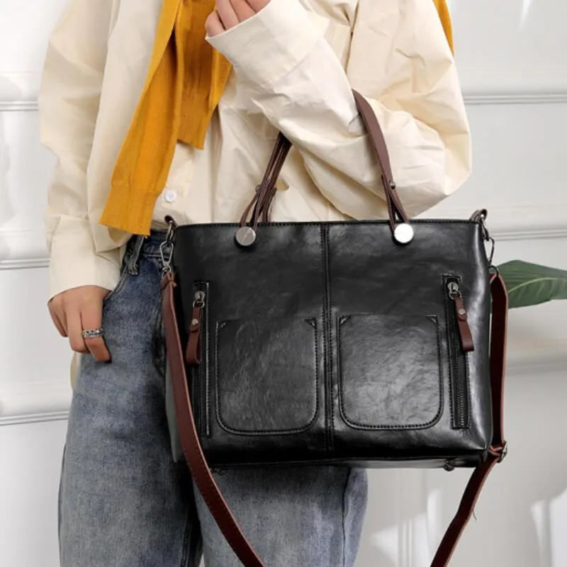 Maelis™ - Leder Schultertasche