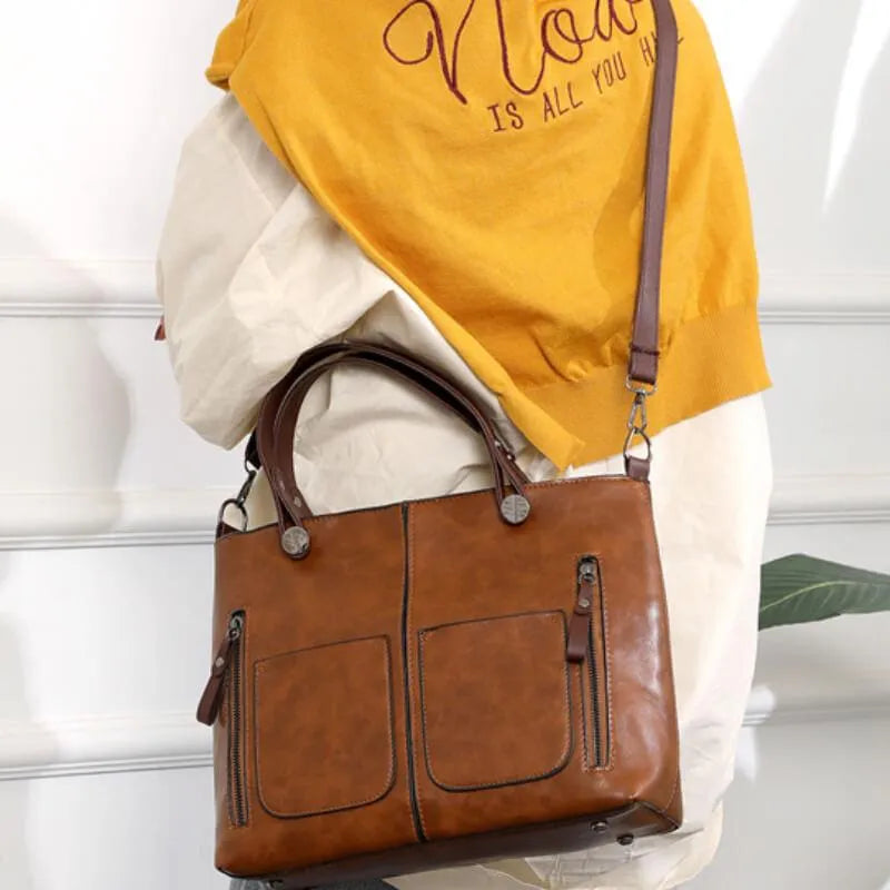 Maelis™ - Leder Schultertasche