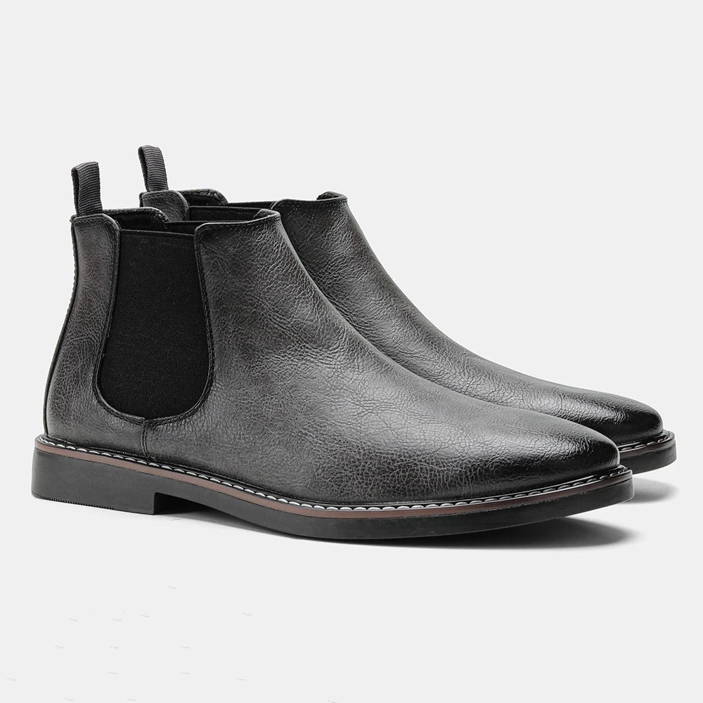 Gianluca  Glänzende Lederstiefel