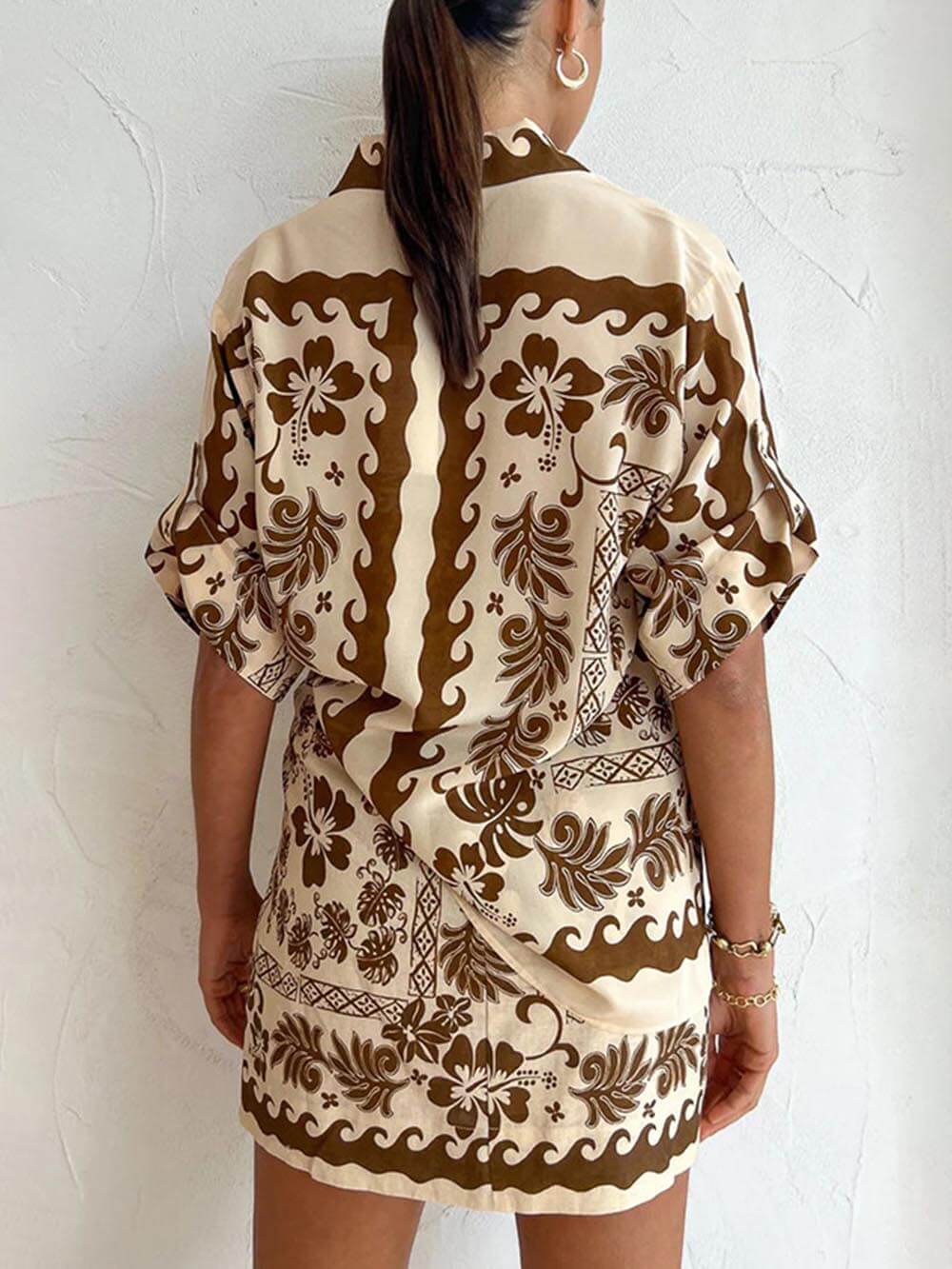 Etnic | Bedrucktes Casual Set