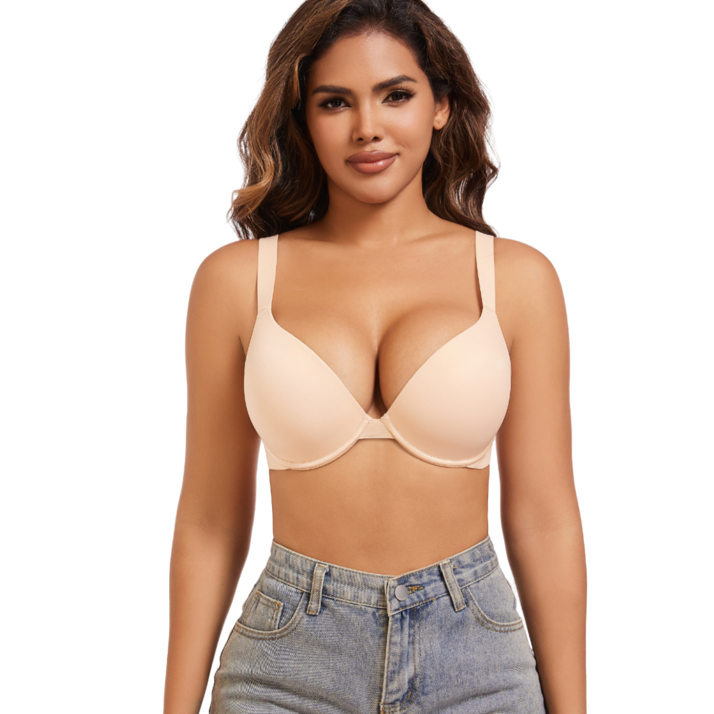 Elena™ - Super Push-Up BH mit tiefem Ausschnitt