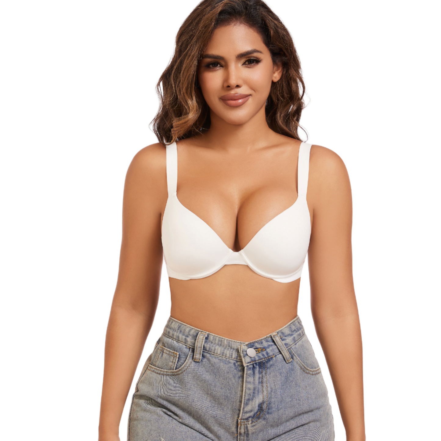 Elena™ - Super Push-Up BH mit tiefem Ausschnitt