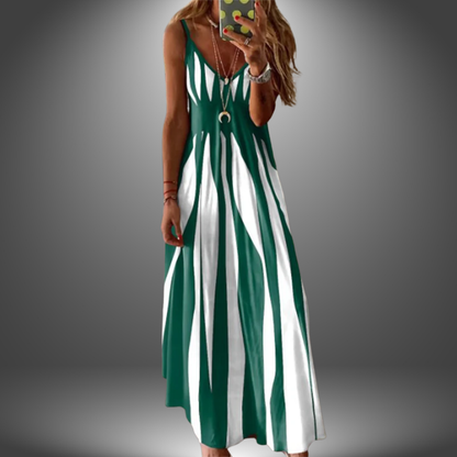 Angela | Handgefertigtes Langes Freizeitkleid