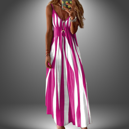 Angela | Handgefertigtes Langes Freizeitkleid