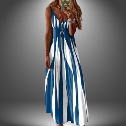 Angela | Handgefertigtes Langes Freizeitkleid
