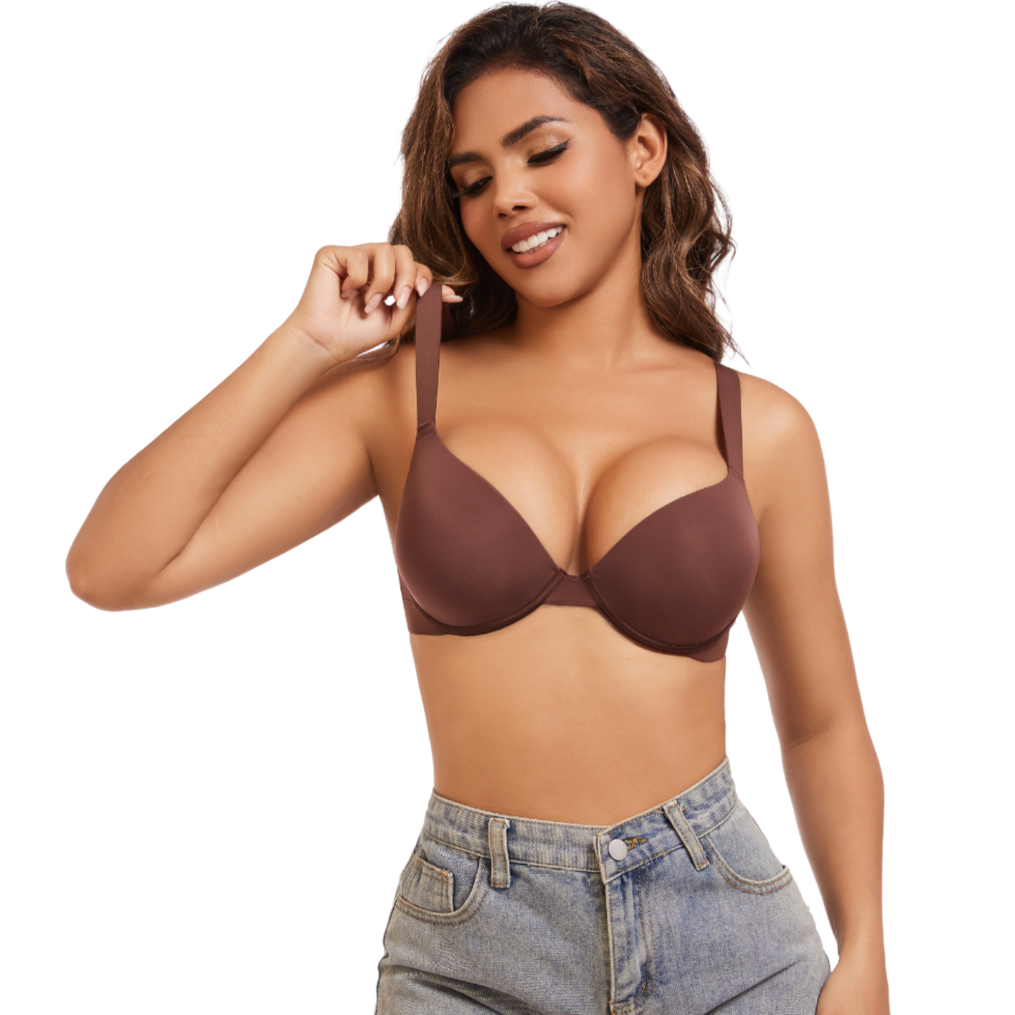 Elena™ - Super Push-Up BH mit tiefem Ausschnitt