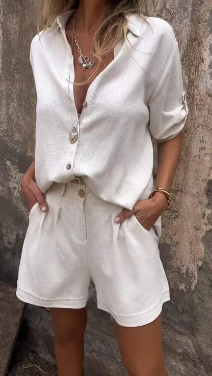 Linnea | Luftiges Leinen-Set