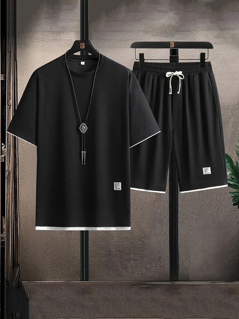 Waffle-Knit Lounge-Set