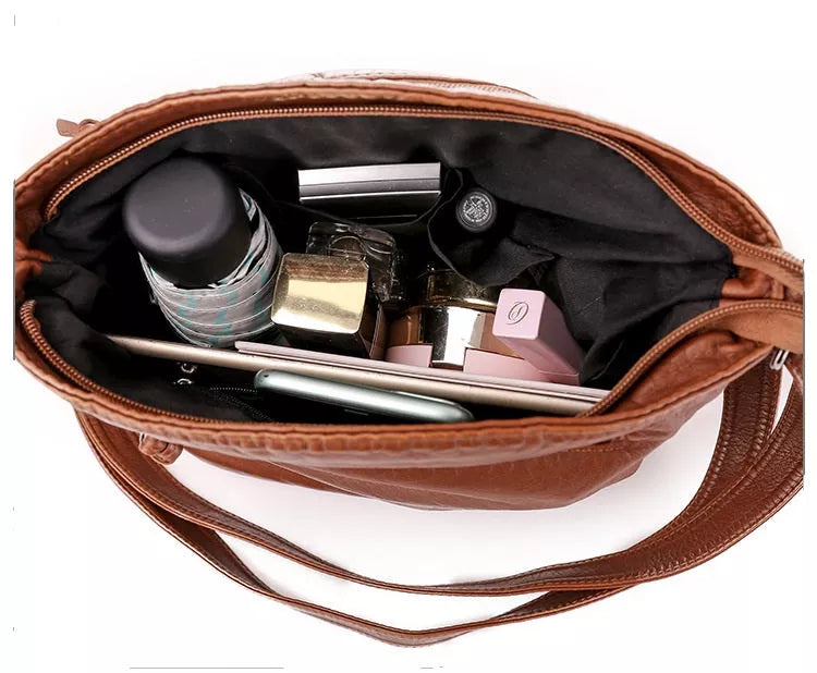 Anna™ - Leder Schultertasche
