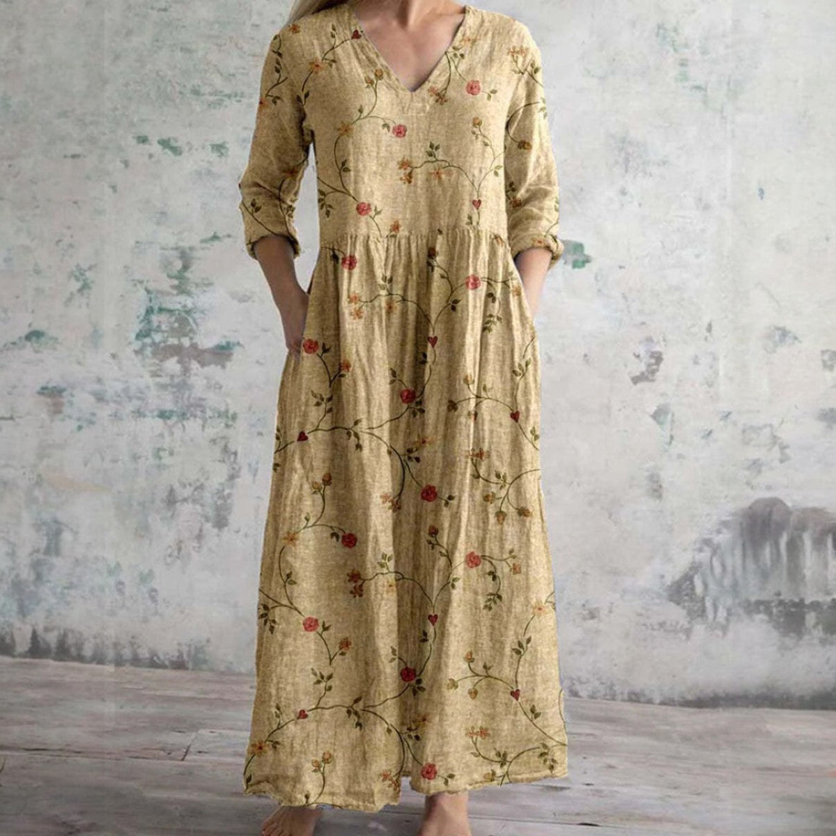Eliana | Elegantes Blumenkleid in Premium-Qualität