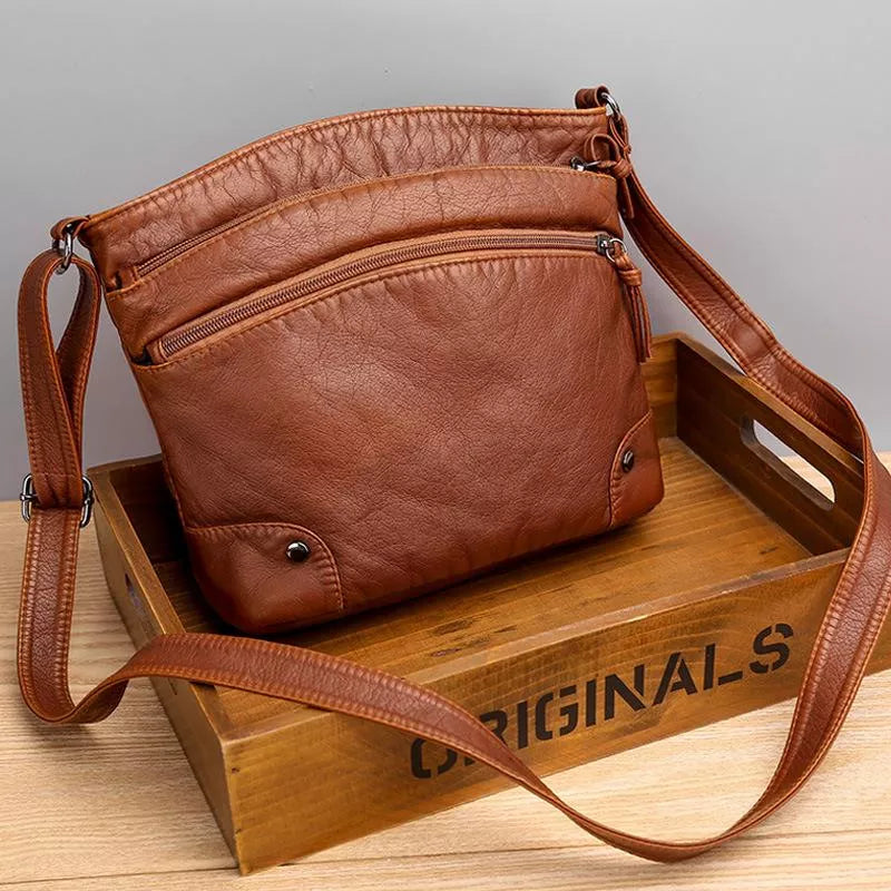 Anna™ - Leder Schultertasche