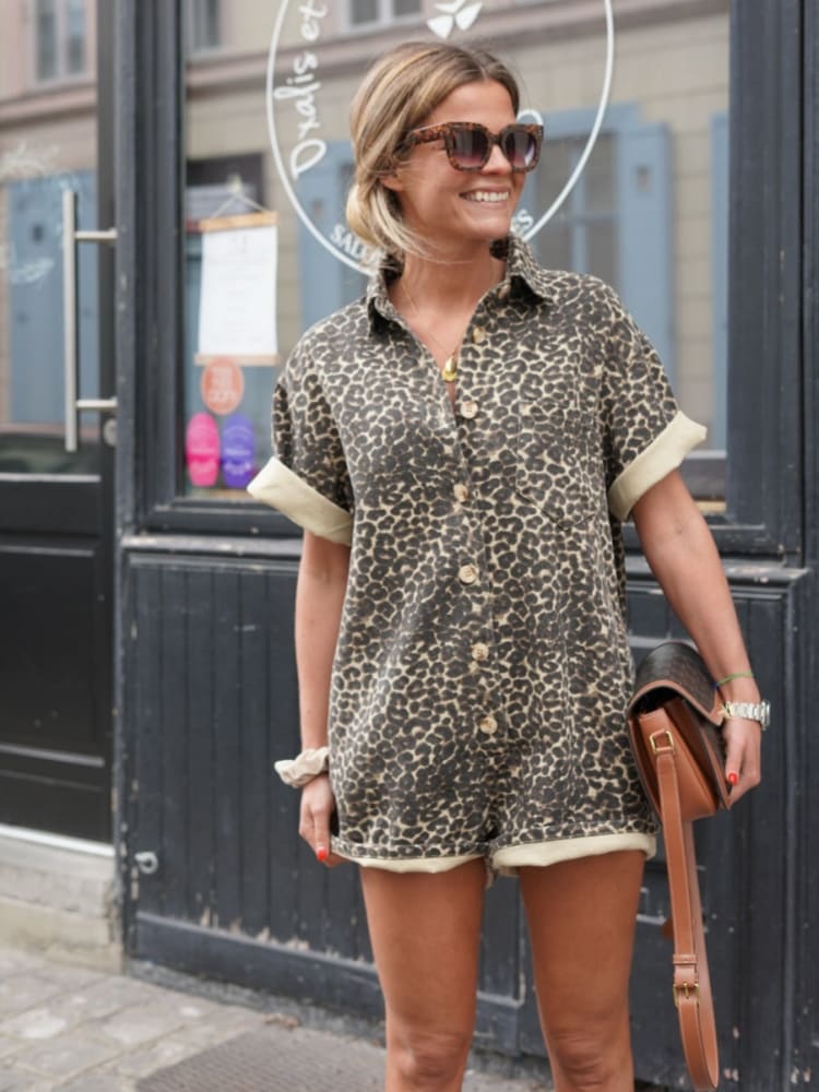 Cheetah | Bedruckter Overall