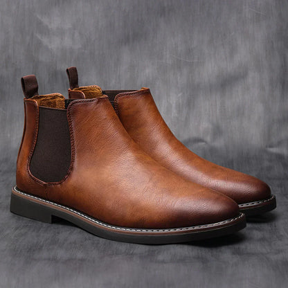 Gianluca  Glänzende Lederstiefel
