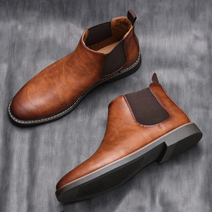 Gianluca  Glänzende Lederstiefel