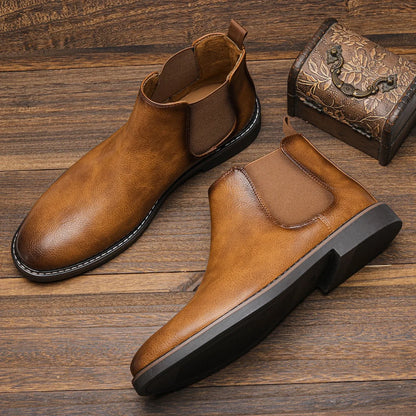 Gianluca  Glänzende Lederstiefel