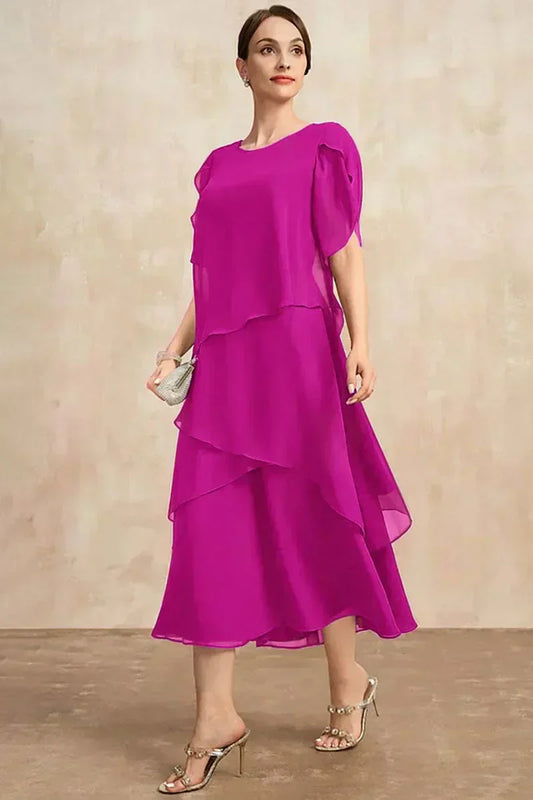 Celestia – Klassisches Chiffonkleid
